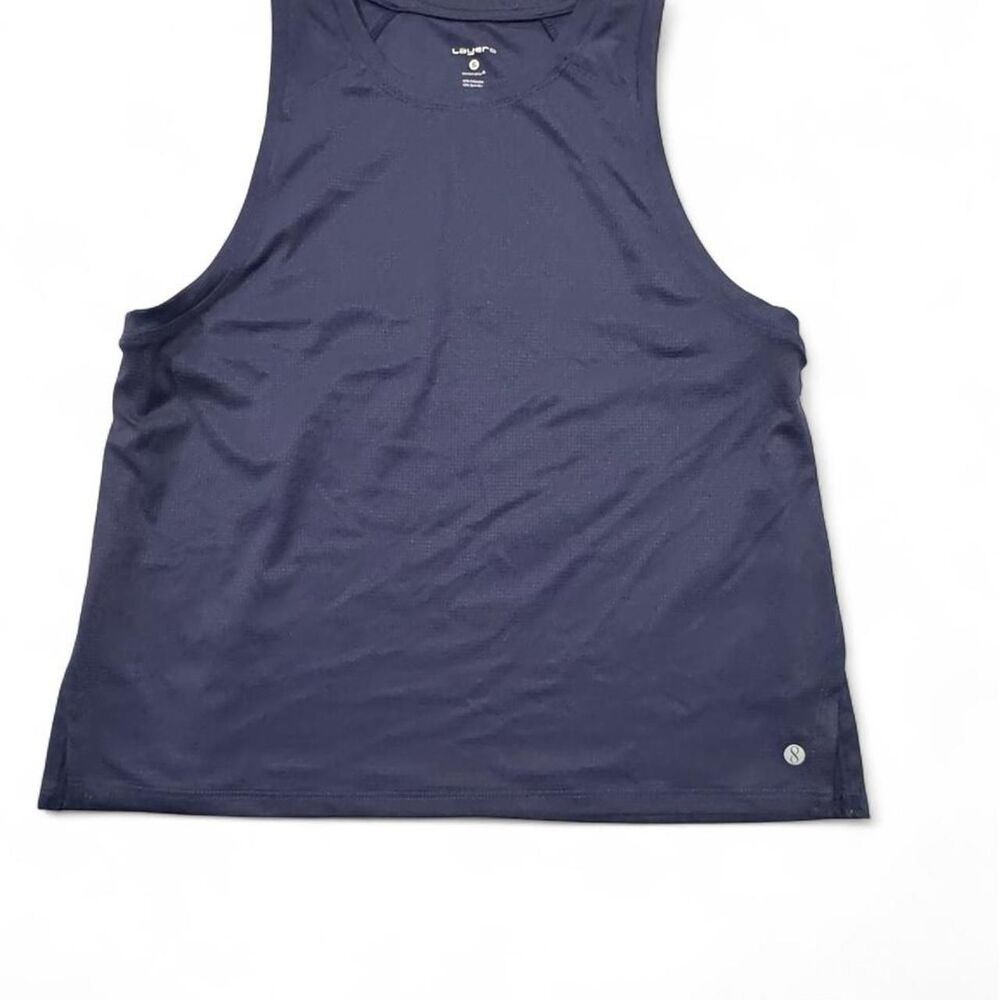 Layer-8 Women's Navy and Blue Vest